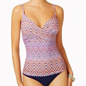 Tankini Bandini swim top w/ bust enhancers